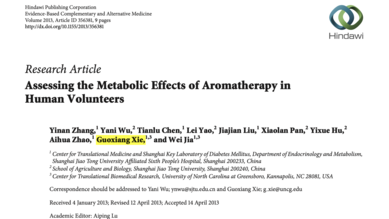 Assessing the Metabolic Effects of Aromatherapy in Human Volunteers